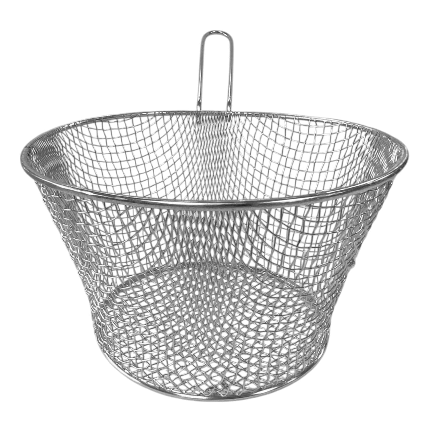 Samuel Groves Chip Basket, Wire Basket, Deep Frying Basket, Round Chip Basket, Draining Basket, Multi-Purpose Frying Baske, Blanching Basket - Premium Home from Samuel Groves - Just £7.59! Shop now at Chabrias Ltd