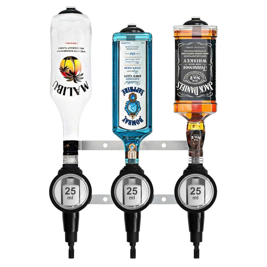 3 Bottle Wall Bar, Professional Optic, 25ml - Premium Home from Chabrias Ltd - Just £33.99! Shop now at Chabrias Ltd