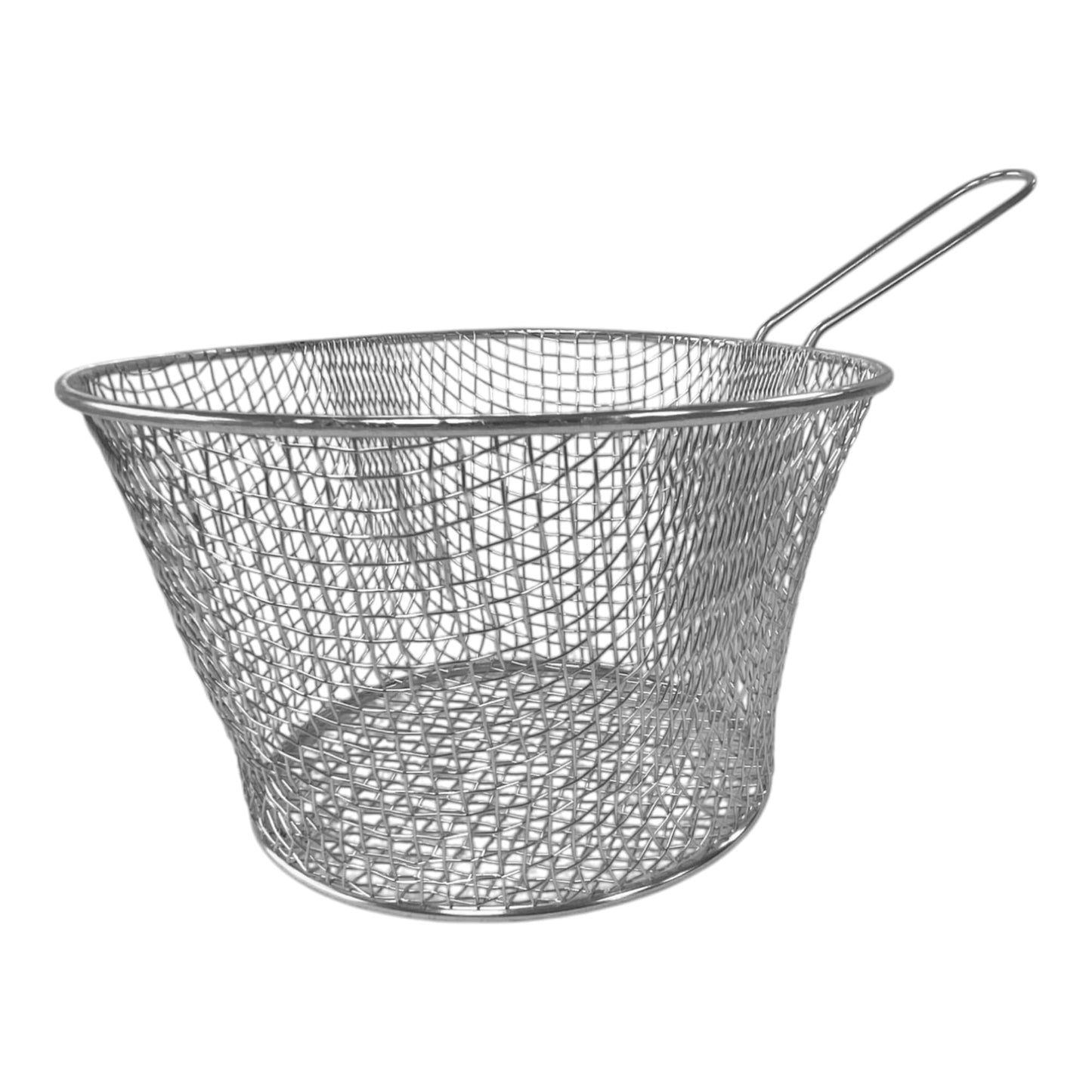 Samuel Groves Chip Basket, Wire Basket, Deep Frying Basket, Round Chip Basket, Draining Basket, Multi-Purpose Frying Baske, Blanching Basket - Premium Home from Samuel Groves - Just £7.59! Shop now at Chabrias Ltd