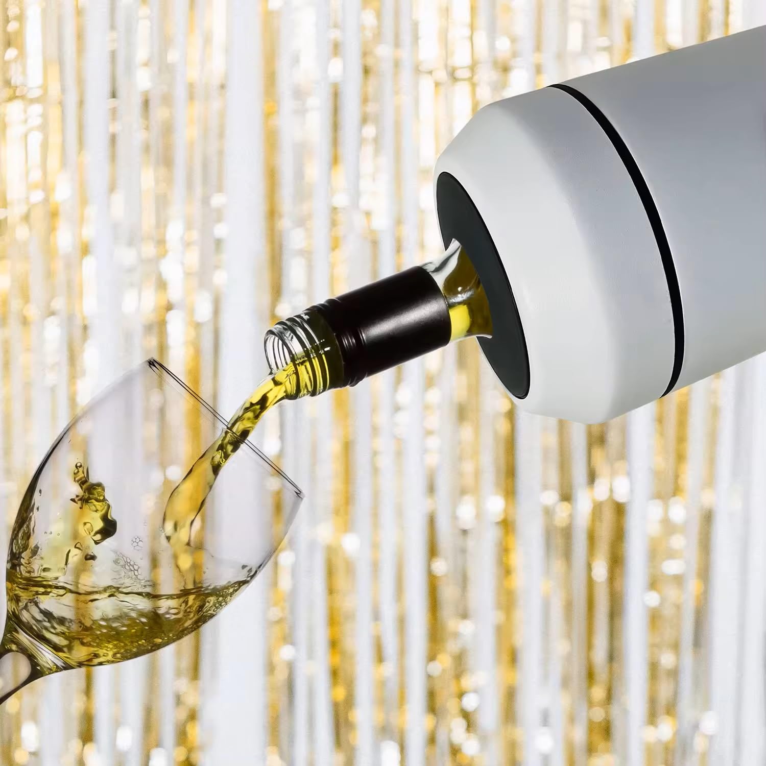 Chabrias Ltd Premium Iceless Wine Cooler | Keeps Wine Cold Up to 6 Hours | New Wine Accessory | Fits Champagne Bottles | Perfect Gift for Wine Lovers - Premium Kitchen from Chabrias Ltd - Just £18.99! Shop now at Chabrias Ltd