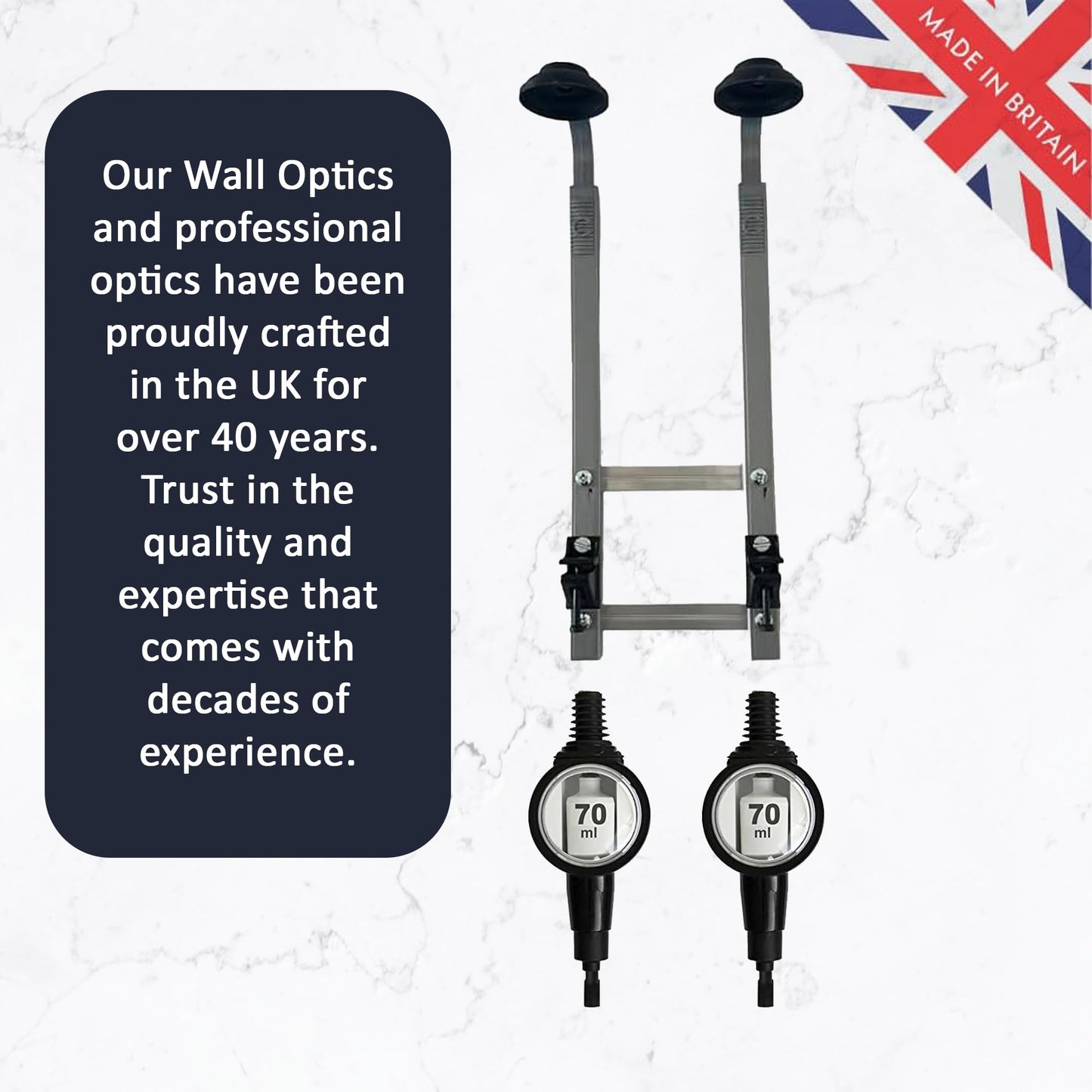 2 Bottle Wall Bar, Professional Optic, 70ml - Premium Home from Chabrias Ltd - Just £28.99! Shop now at Chabrias Ltd