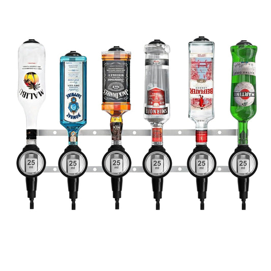 6 Bottle Wall Bar, Professional Optic, 25ml - Premium Home from Chabrias Ltd - Just £66.99! Shop now at Chabrias Ltd