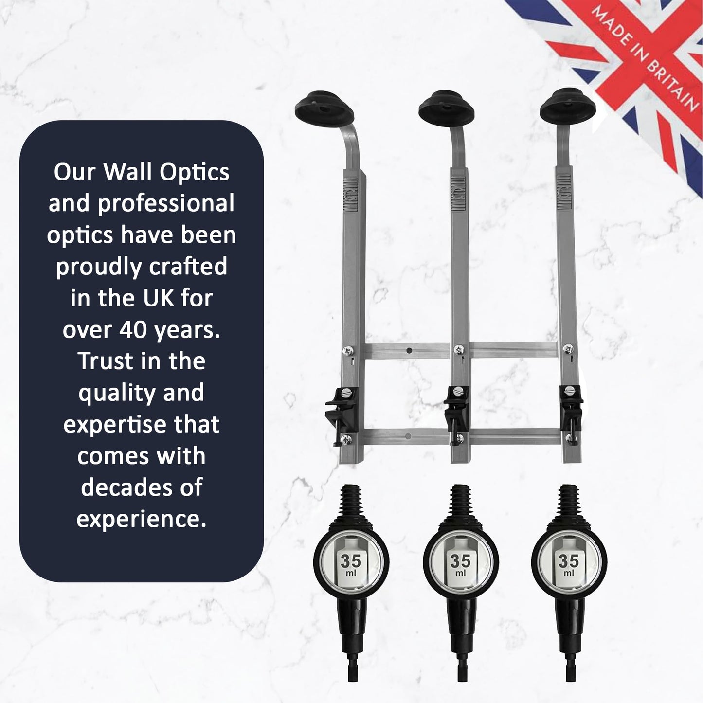 3 Bottle Wall Bar, Professional Optic, 35ml - Premium Home from Chabrias Ltd - Just £33.99! Shop now at Chabrias Ltd