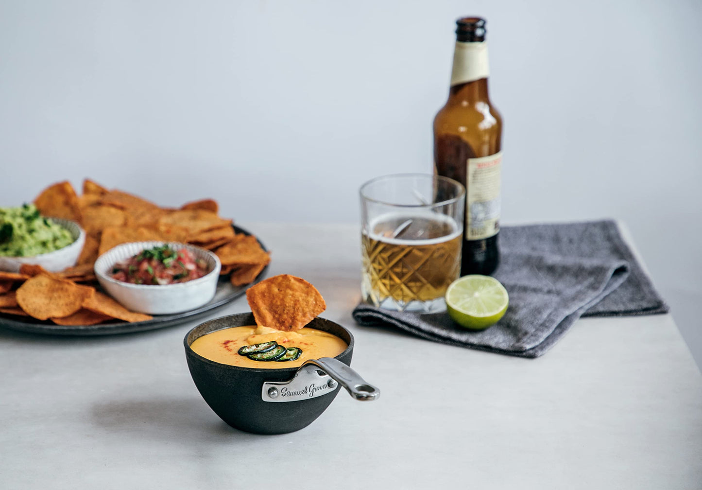 Samuel Groves Professional Seasoned Carbon Steel Range Frying Pan, Balti Dish, Paella Pan and BBQ Melting Pot, Indestructible Construction for Cooking Any Dish UK Made - Premium Kitchen from Samuel Groves - Just £33.25! Shop now at Chabrias Ltd