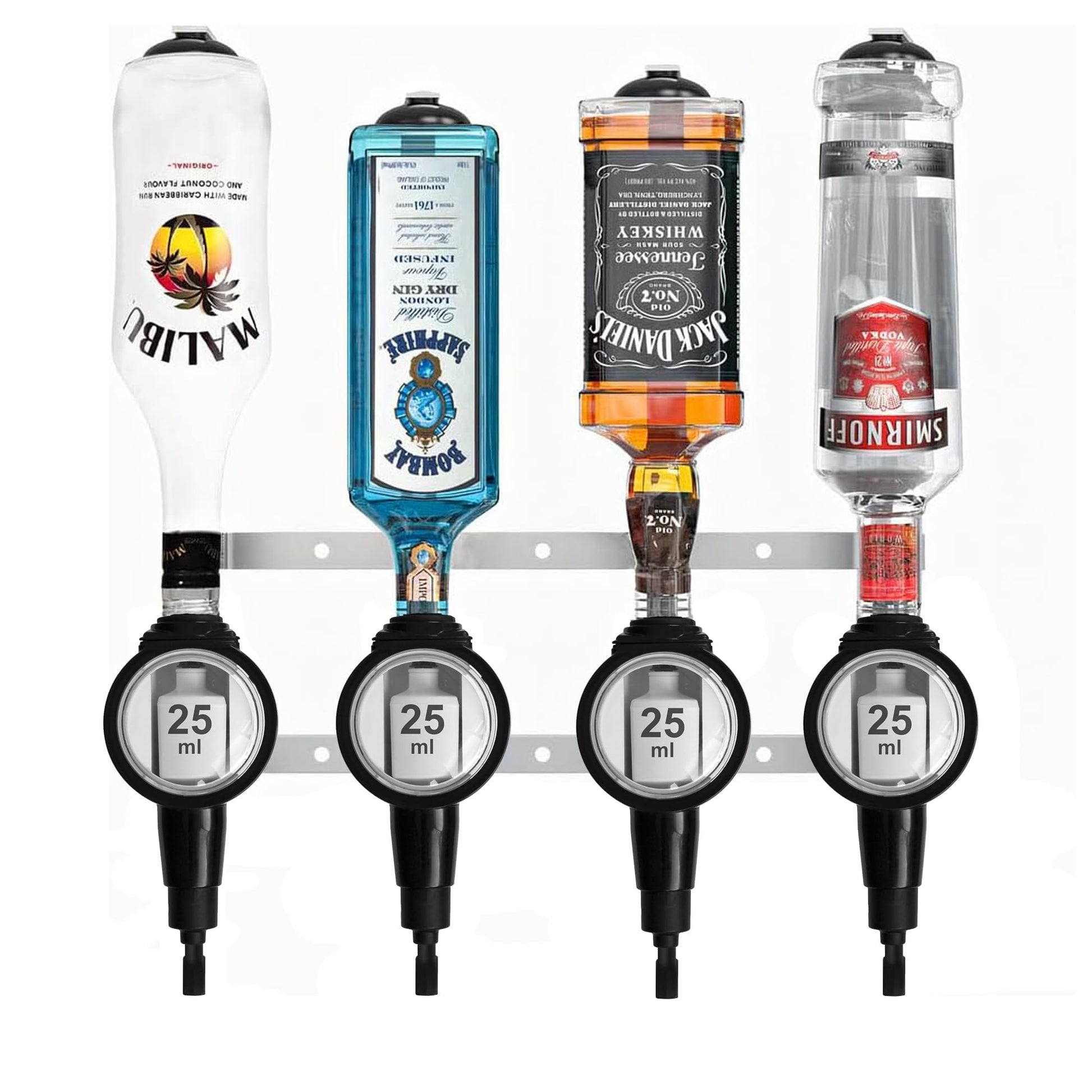 4 Bottle Wall Bar, Professional Optic, 25ml - Premium Home from Chabrias Ltd - Just £44.99! Shop now at Chabrias Ltd