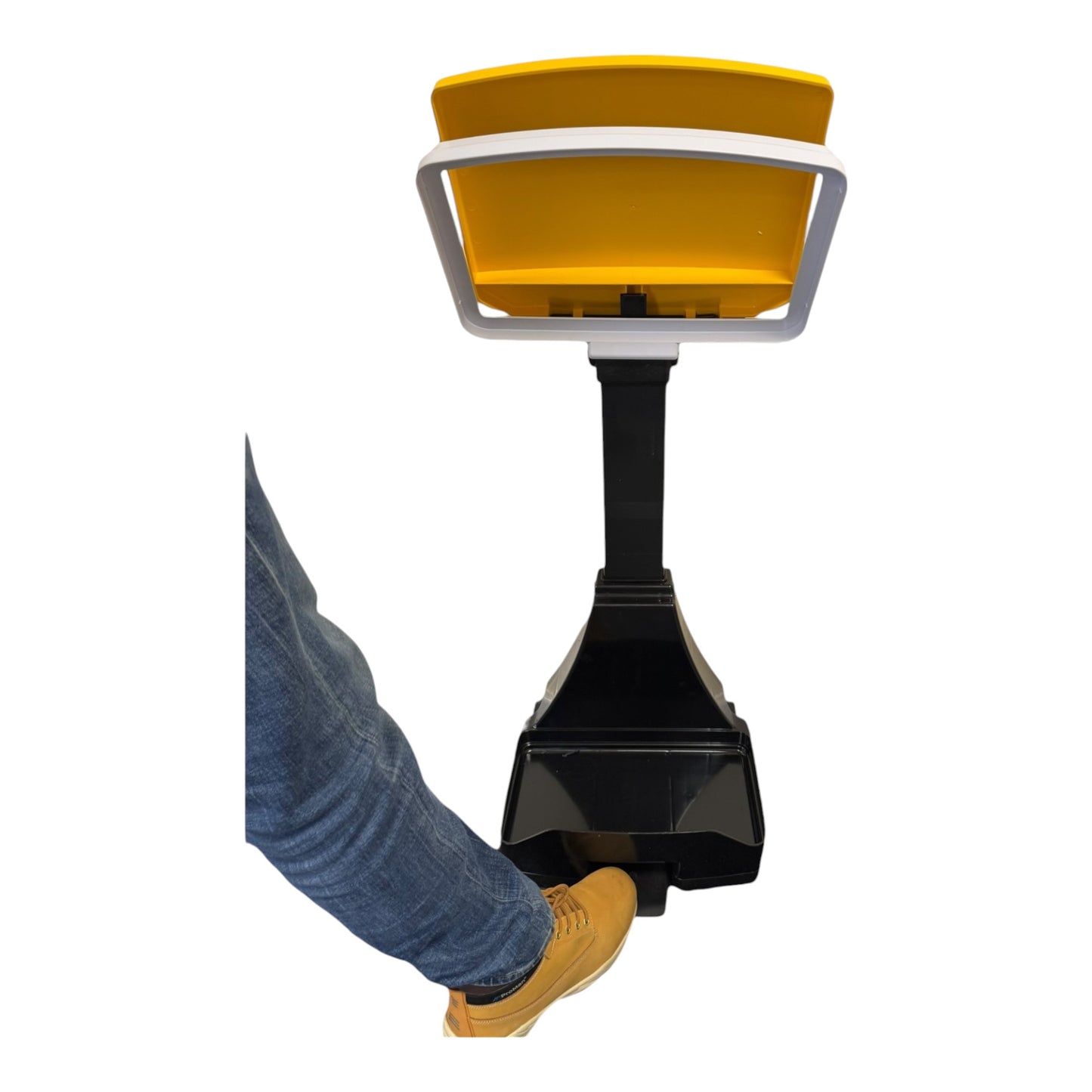 Plastic Fire Retardant Sack Holder, Yellow Lid, 70L - Premium Bins from Chabrias Ltd - Just £174.99! Shop now at Chabrias Ltd