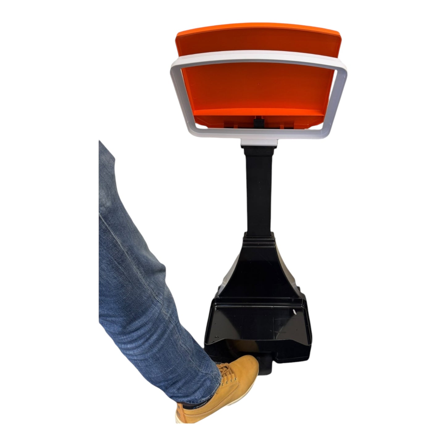 Plastic Fire Retardant Sack Holder, Orange Lid, 70L - Premium Bins from Chabrias Ltd - Just £174.99! Shop now at Chabrias Ltd