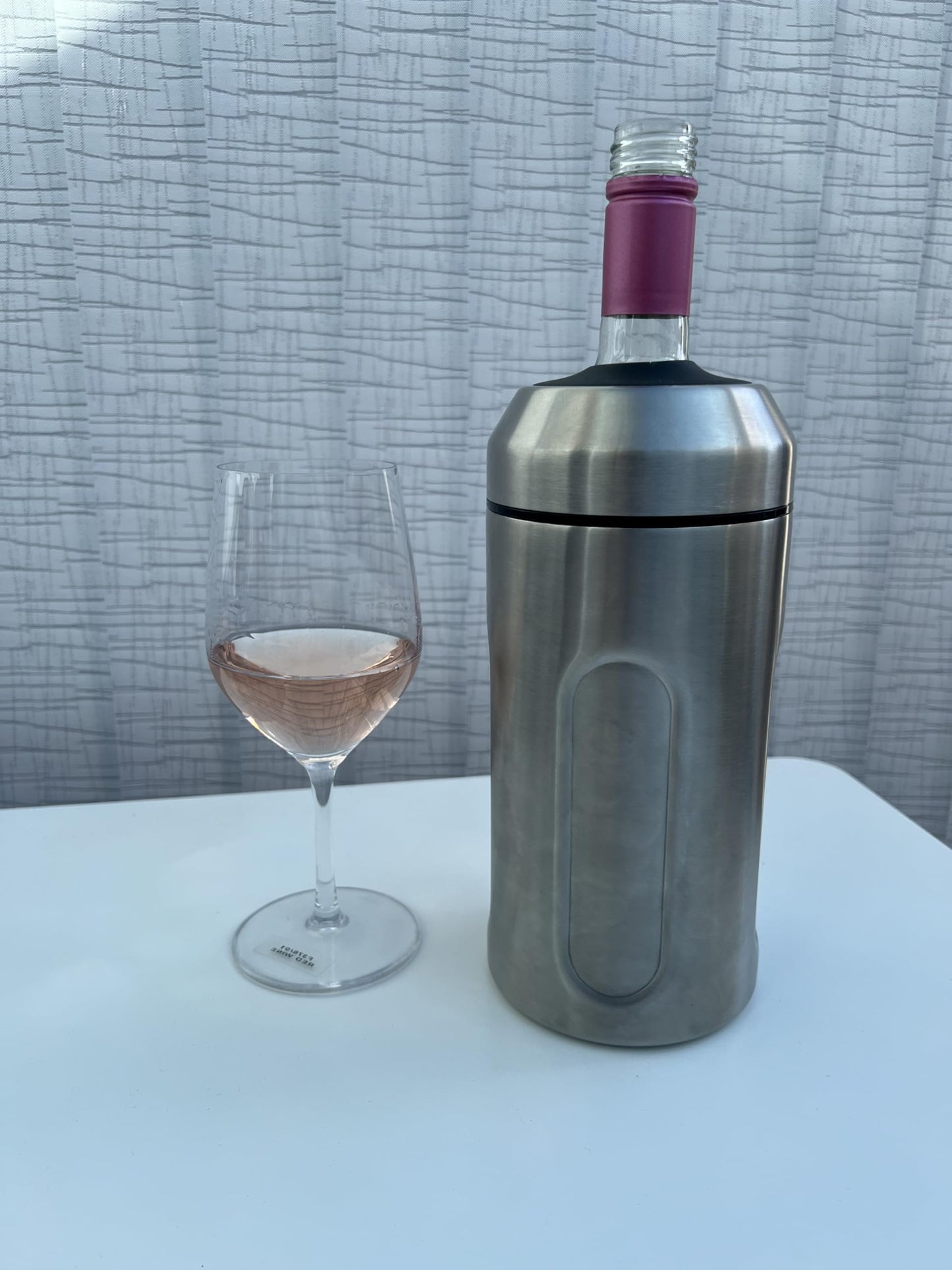 Chabrias Ltd Premium Iceless Wine Cooler | Keeps Wine Cold Up to 6 Hours | New Wine Accessory | Fits Champagne Bottles | Perfect Gift for Wine Lovers - Premium Kitchen from Chabrias Ltd - Just £18.99! Shop now at Chabrias Ltd