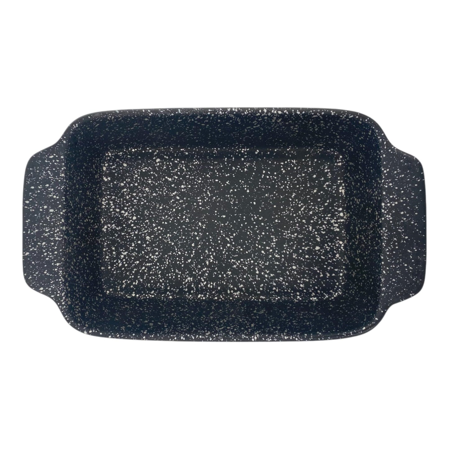 Non Stick ILAG Coating Black Silver Speckle Ceramic Roaster Casserole Dishes - Premium Kitchen from Chabrias Ltd - Just £9.45! Shop now at Chabrias Ltd