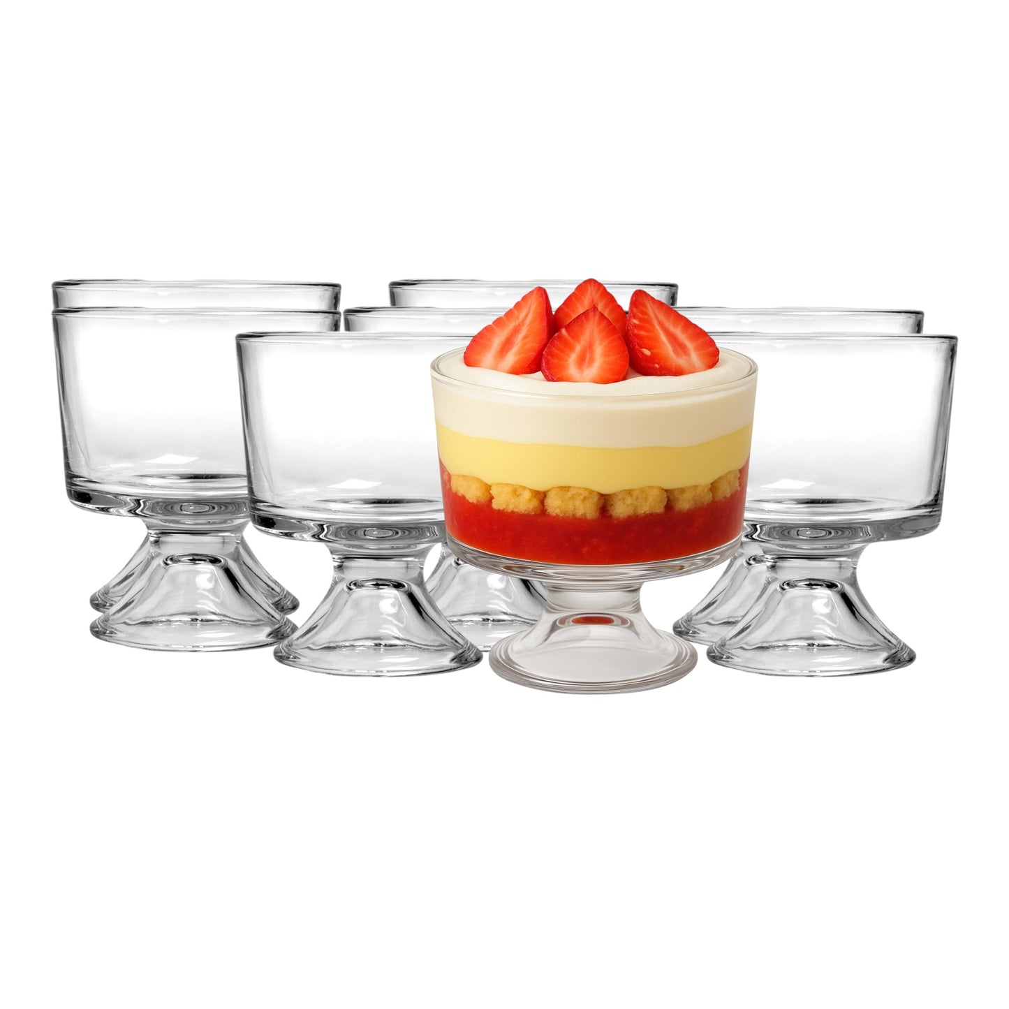 Trifle Sundae Punch Bowl, 10oz (8 pack) - Premium Home from Chabrias Ltd - Just £34.99! Shop now at Chabrias Ltd