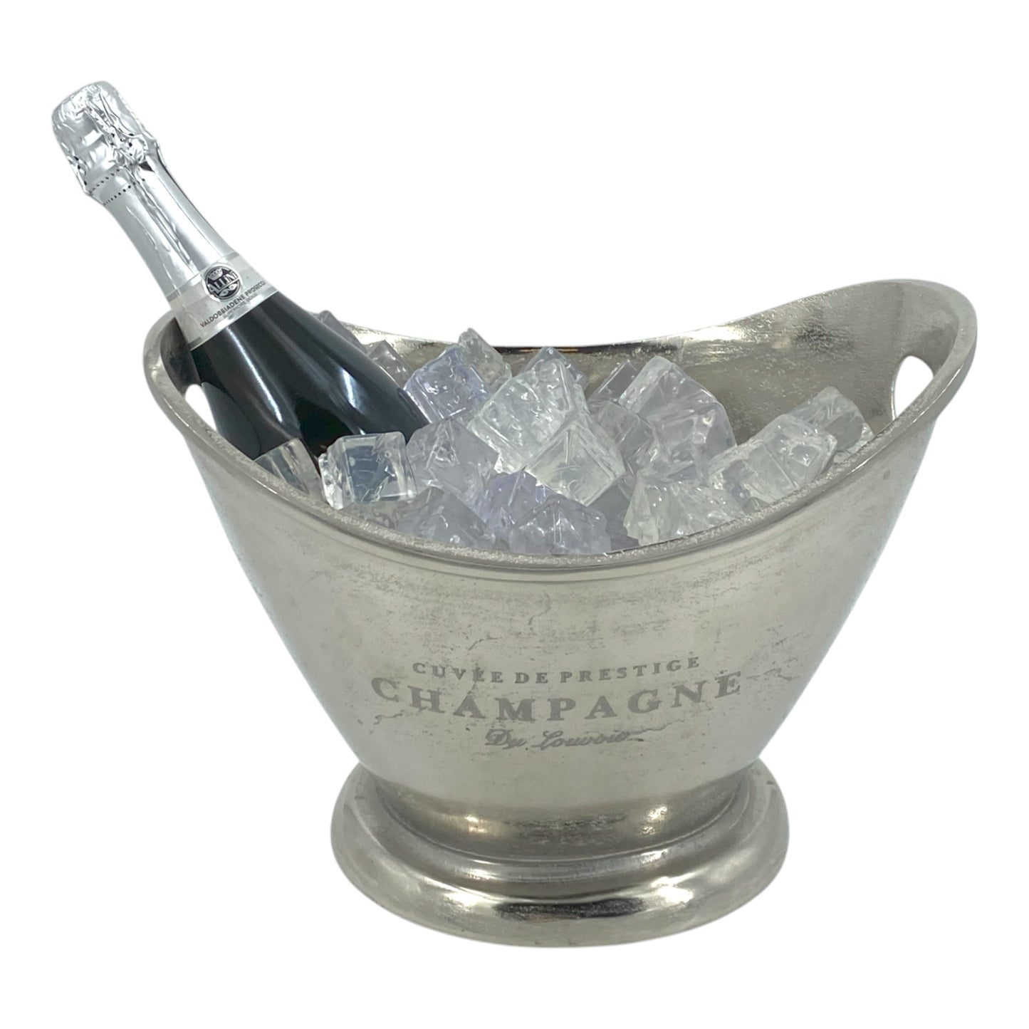Deluxe Vintage "Cuvée de Prestige Champagne" Elegant Ice Bucket with Integrated Handles - Premium Kitchen from Chabrias Ltd - Just £75.99! Shop now at Chabrias Ltd