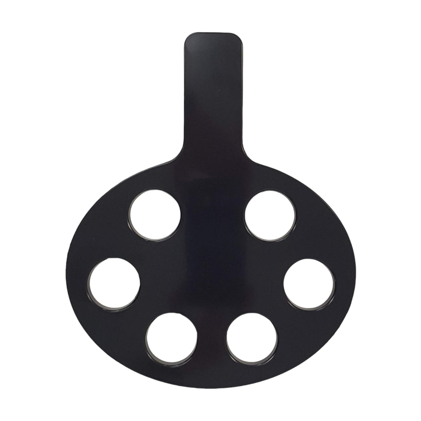 6-Hole Black Shot Glass Holder - Premium Kitchen from Chabrias Ltd - Just £8.99! Shop now at Chabrias Ltd