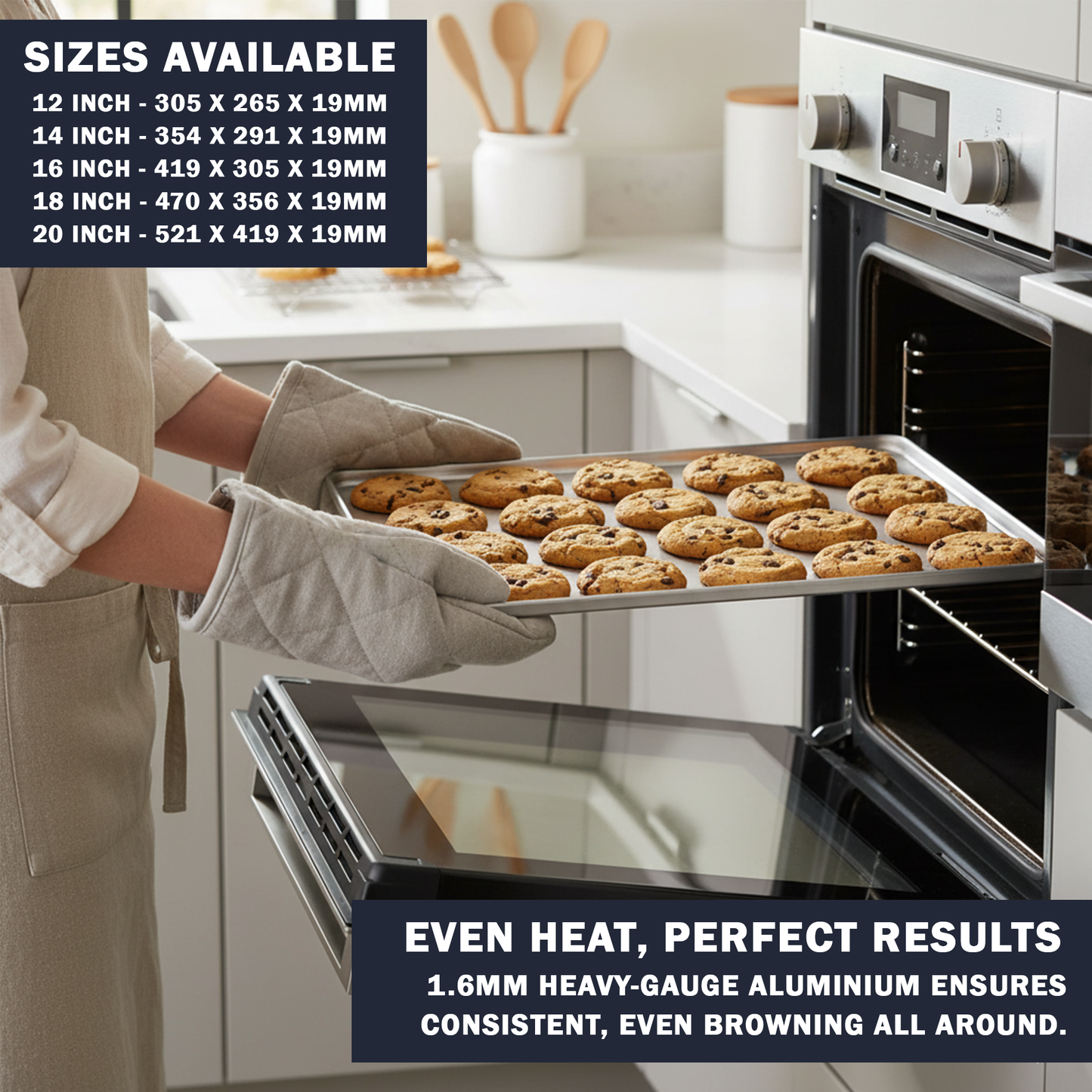Samuel Groves Professional Aluminium Shallow Roasting Tray - 24" - Made in England - Premium Kitchen from Chabrias Ltd - Just £31.99! Shop now at Chabrias Ltd