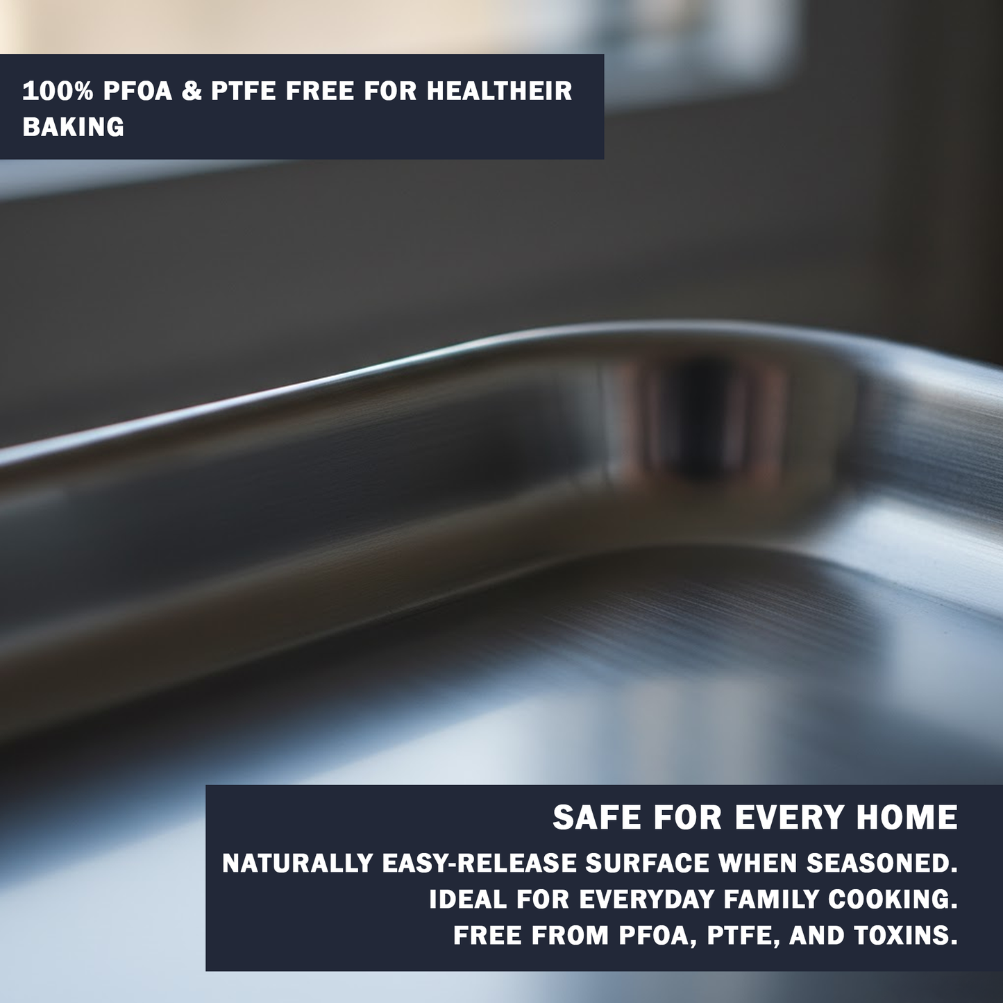 Samuel Groves Professional Aluminium Shallow Roasting Tray - 12" - Made in England - Premium Kitchen from Chabrias Ltd - Just £11.95! Shop now at Chabrias Ltd