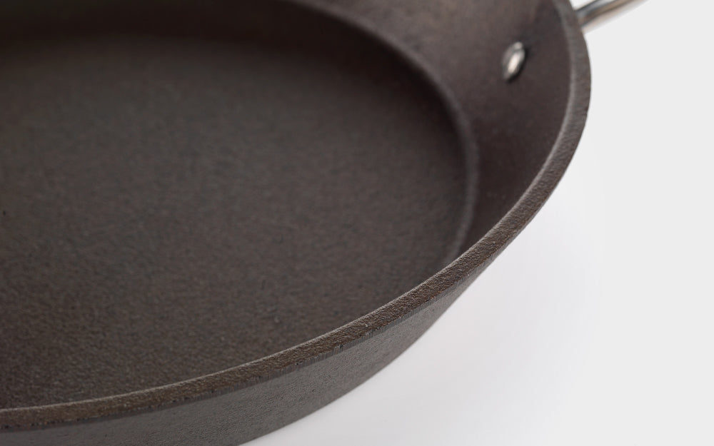 Britannia Cast Iron Frying Pan, With Side Handles (28cm) - Premium Kitchen from Samuel Groves - Just £129.99! Shop now at Chabrias Ltd