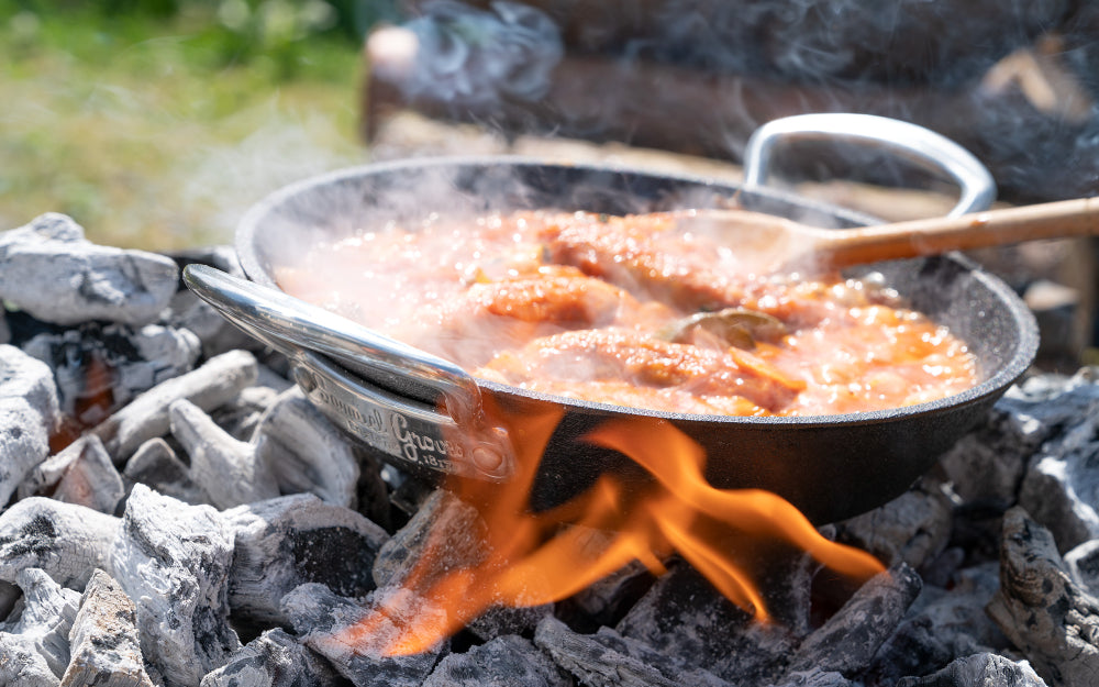 Britannia Cast Iron Frying Pan, With Side Handles (28cm) - Premium Kitchen from Samuel Groves - Just £129.99! Shop now at Chabrias Ltd