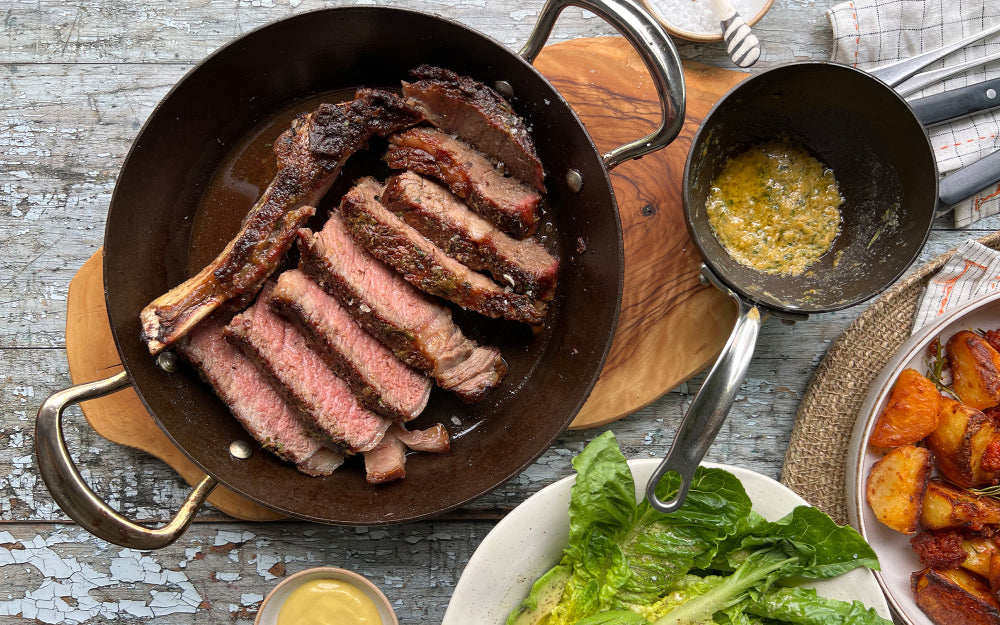 Britannia Cast Iron Frying Pan, With Side Handles (28cm) - Premium Kitchen from Samuel Groves - Just £129.99! Shop now at Chabrias Ltd