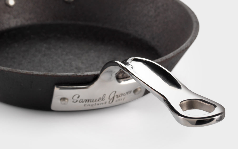 Britannia Cast Iron Frying Pan (28cm) - Premium Kitchen from Samuel Groves - Just £129.99! Shop now at Chabrias Ltd