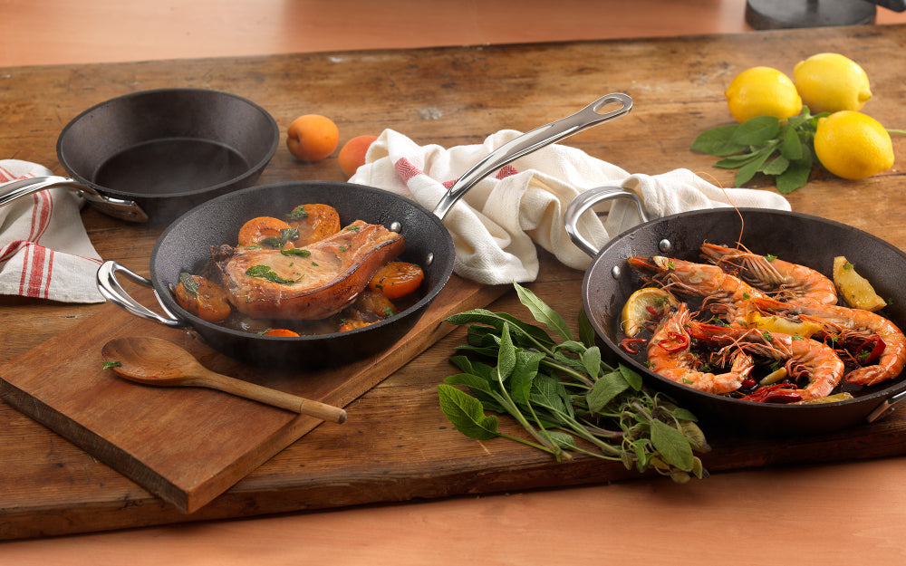Britannia Cast Iron Frying Pan (28cm) - Premium Kitchen from Samuel Groves - Just £129.99! Shop now at Chabrias Ltd
