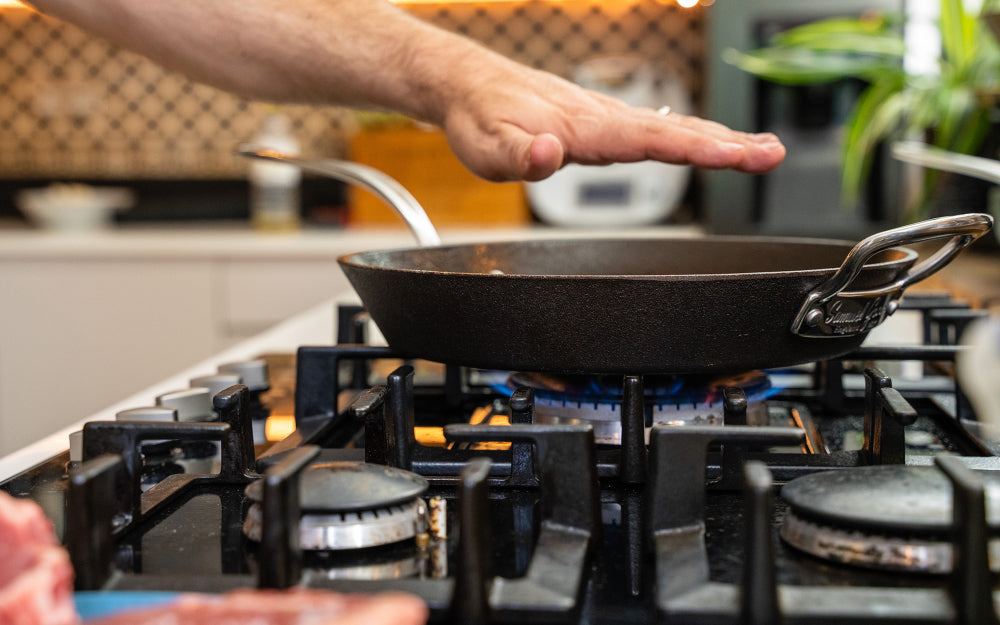 Britannia Cast Iron Frying Pan (28cm) - Premium Kitchen from Samuel Groves - Just £129.99! Shop now at Chabrias Ltd