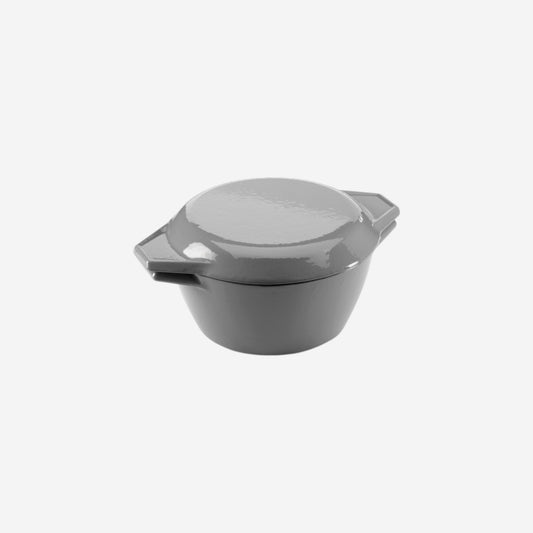 Samuel Groves - Enamel Cast Iron, Oval Casserole Dish with Lid (16.5cm) - Premium Kitchen from Chabrias Ltd - Just £42.99! Shop now at Chabrias Ltd