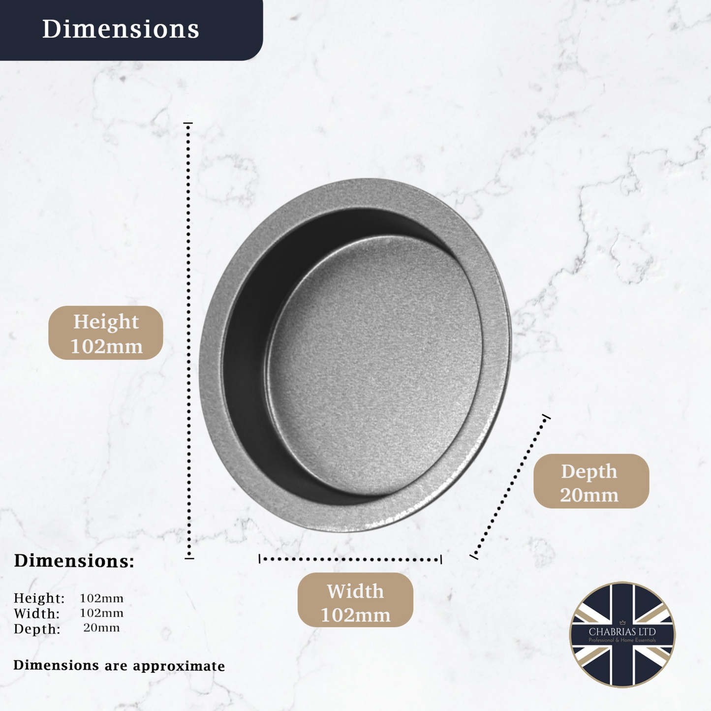 Non-Stick Mini Pie Cake Tins, 4" (4 piece) - Premium Kitchen from Chabrias Ltd - Just £7.99! Shop now at Chabrias Ltd