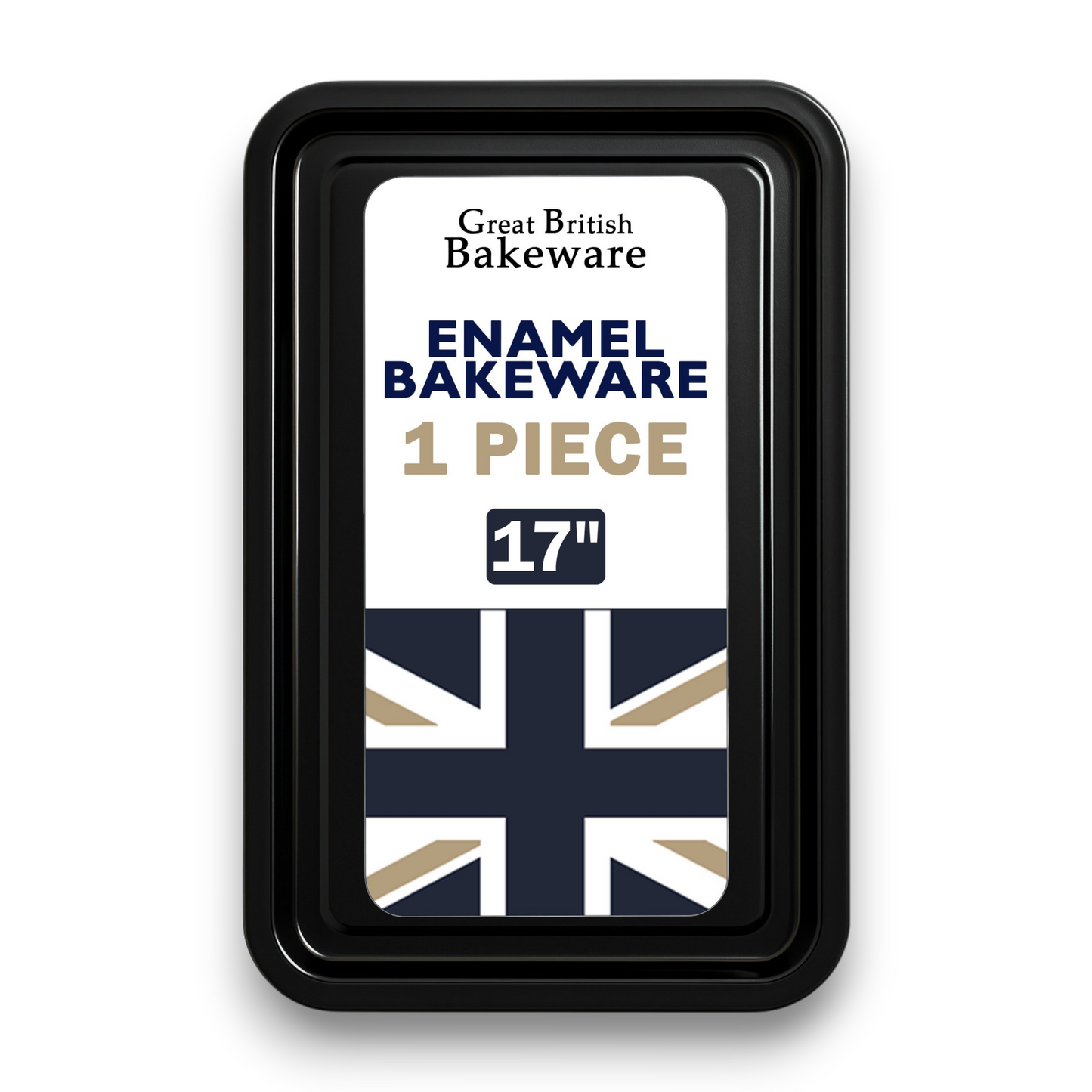 Vitreous Enamel Oven Baking Tray, Extra Large, 43cm - Premium Home from Chabrias Ltd - Just £11.99! Shop now at Chabrias Ltd