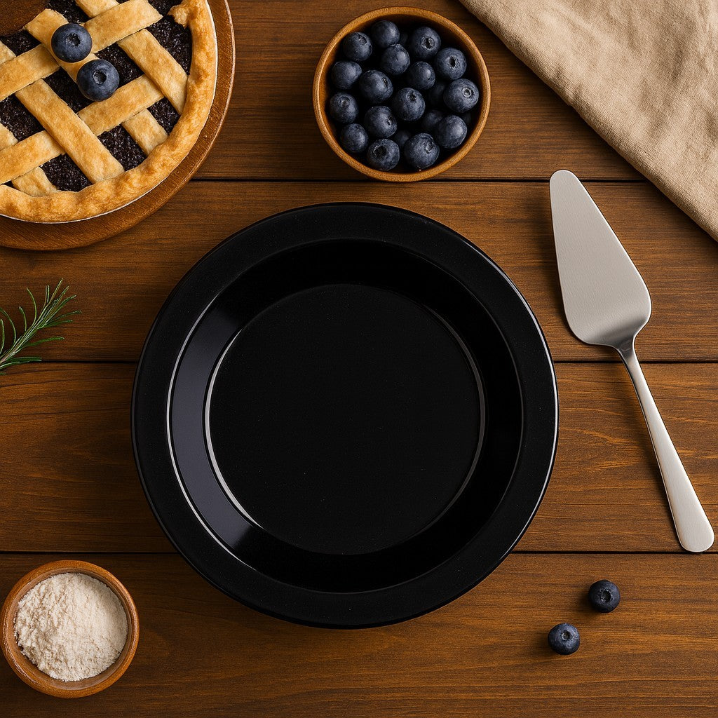 Vitreous Enamel Pie Dish, 6.75 Inch (2 piece) - Premium Kitchen from Chabrias Ltd - Just £12.99! Shop now at Chabrias Ltd
