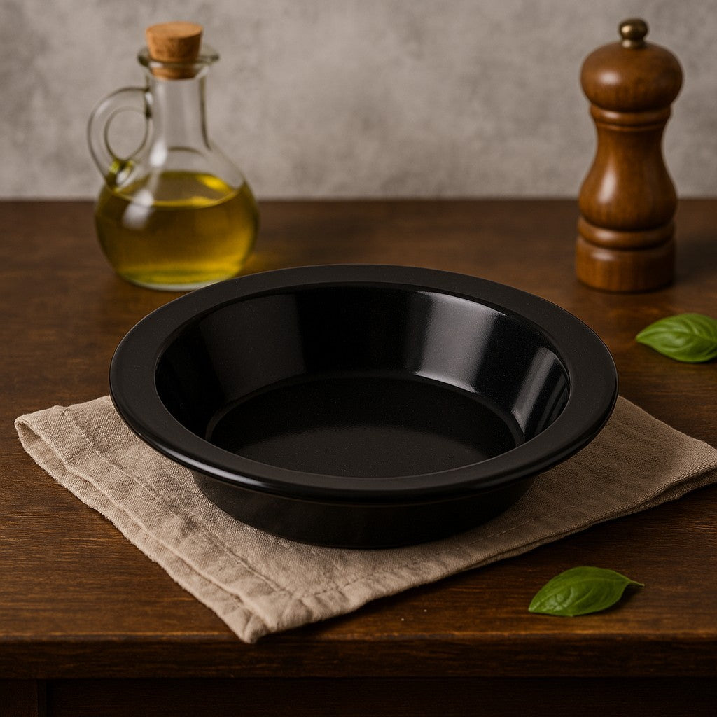 Vitreous Enamel Pie Dish, 6.75 Inch (2 piece) - Premium Kitchen from Chabrias Ltd - Just £12.99! Shop now at Chabrias Ltd