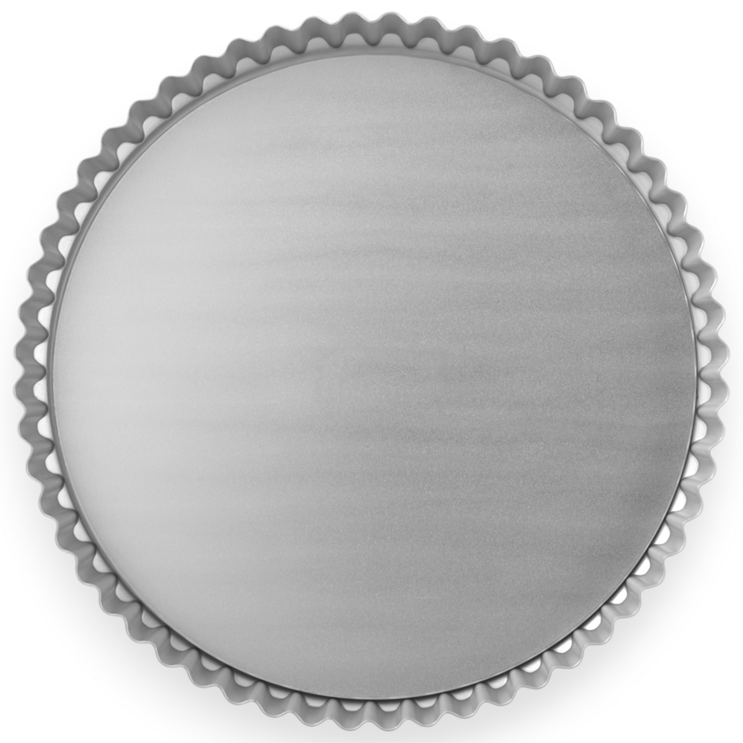 Silver Anodised Loose Base Fluted Flan Tin – 12" – Made in England - Premium Kitchen from Mermaid - Just £25.99! Shop now at Chabrias Ltd