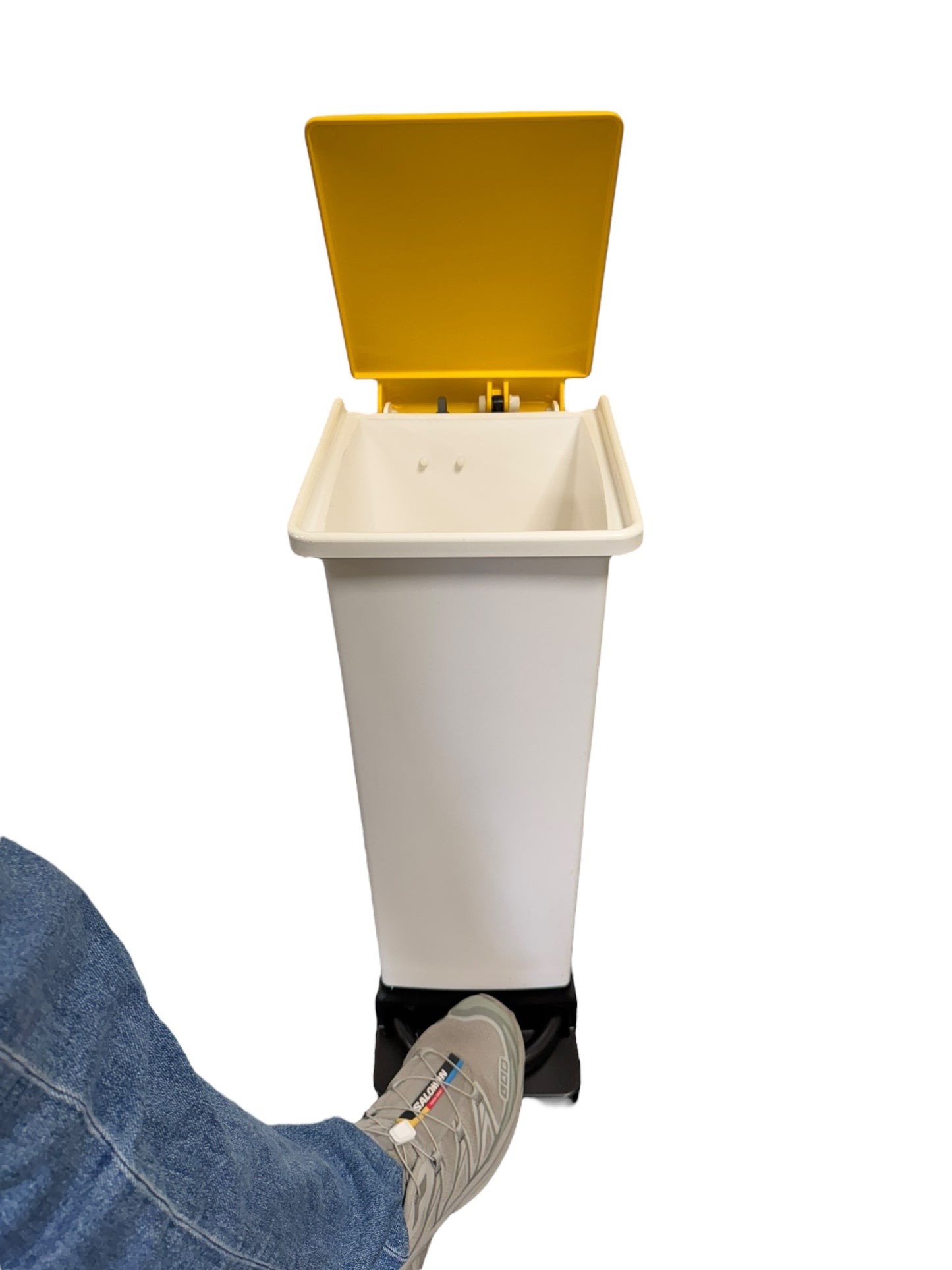 Plastic Fire Retardant Sack Holder, Yellow Lid, 20L - Premium Bins from Chabrias Ltd - Just £79.99! Shop now at Chabrias Ltd