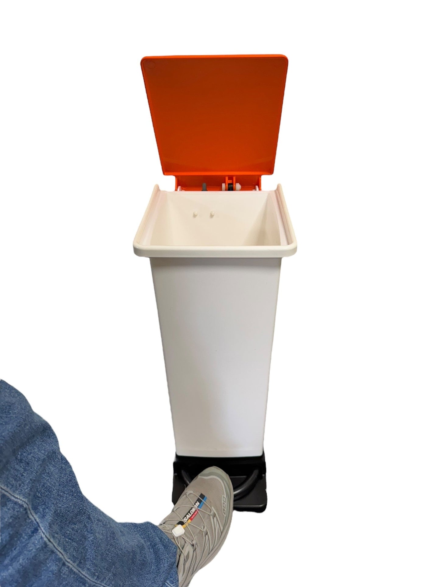 Plastic Fire Retardant Sack Holder, Orange Lid, 20L - Premium Bins from Chabrias Ltd - Just £79.99! Shop now at Chabrias Ltd