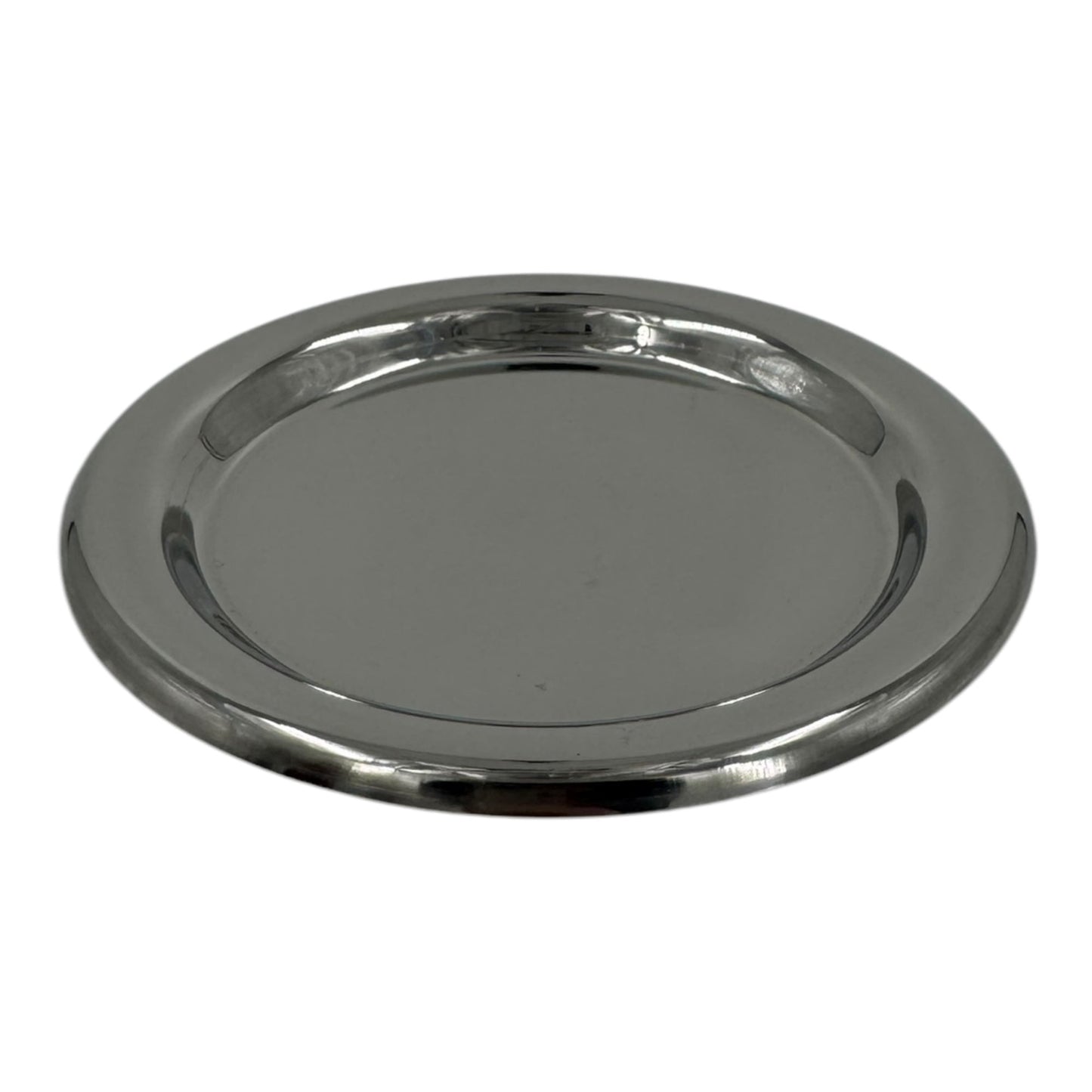 Pack of 2 Round Stainless Steel Tip Tray, 14cm - Premium Kitchen from Chabrias Ltd - Just £5.99! Shop now at Chabrias Ltd