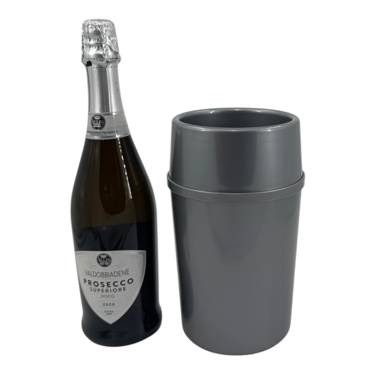 Plastic Wine Cooler, Silver - Premium Kitchen from Chabrias Ltd - Just £9.49! Shop now at Chabrias Ltd