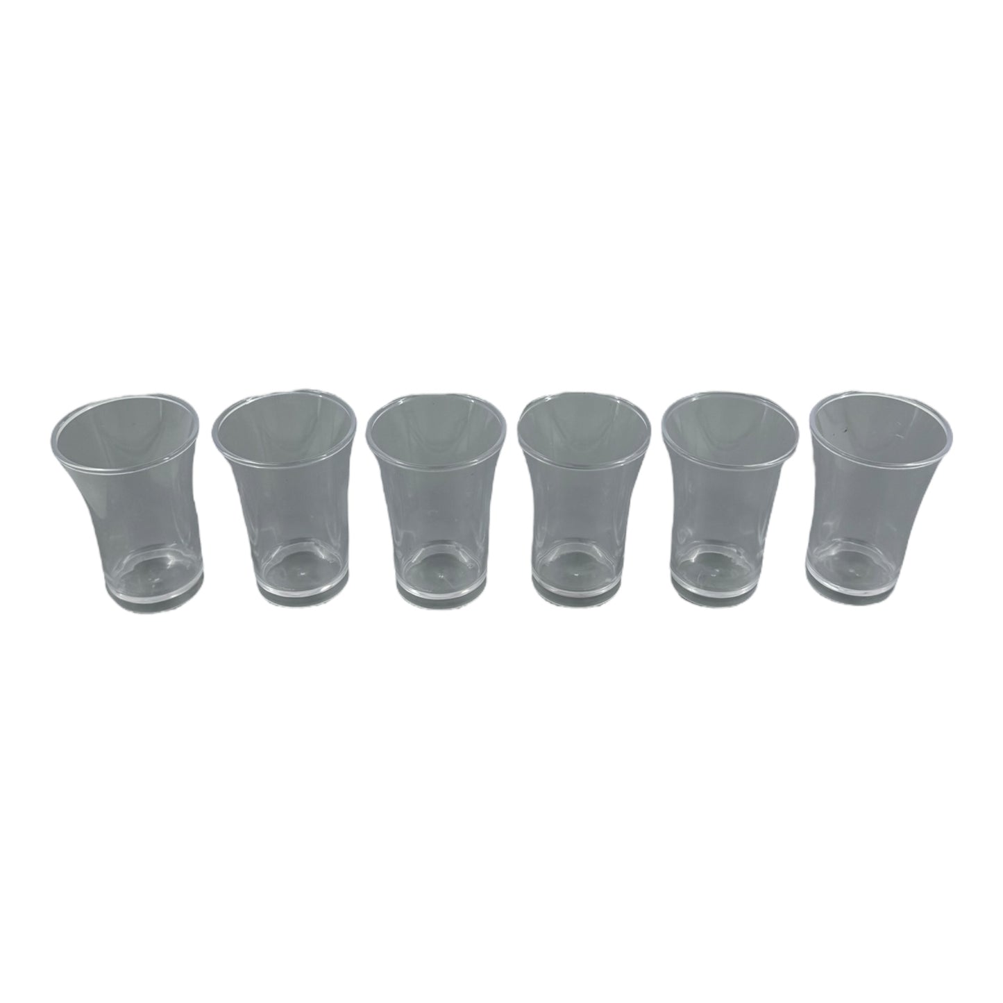 6-Hole Black Shot Glass Holder, With 6 Clear Shot Glasses - Premium Kitchen from Chabrias Ltd - Just £9.99! Shop now at Chabrias Ltd