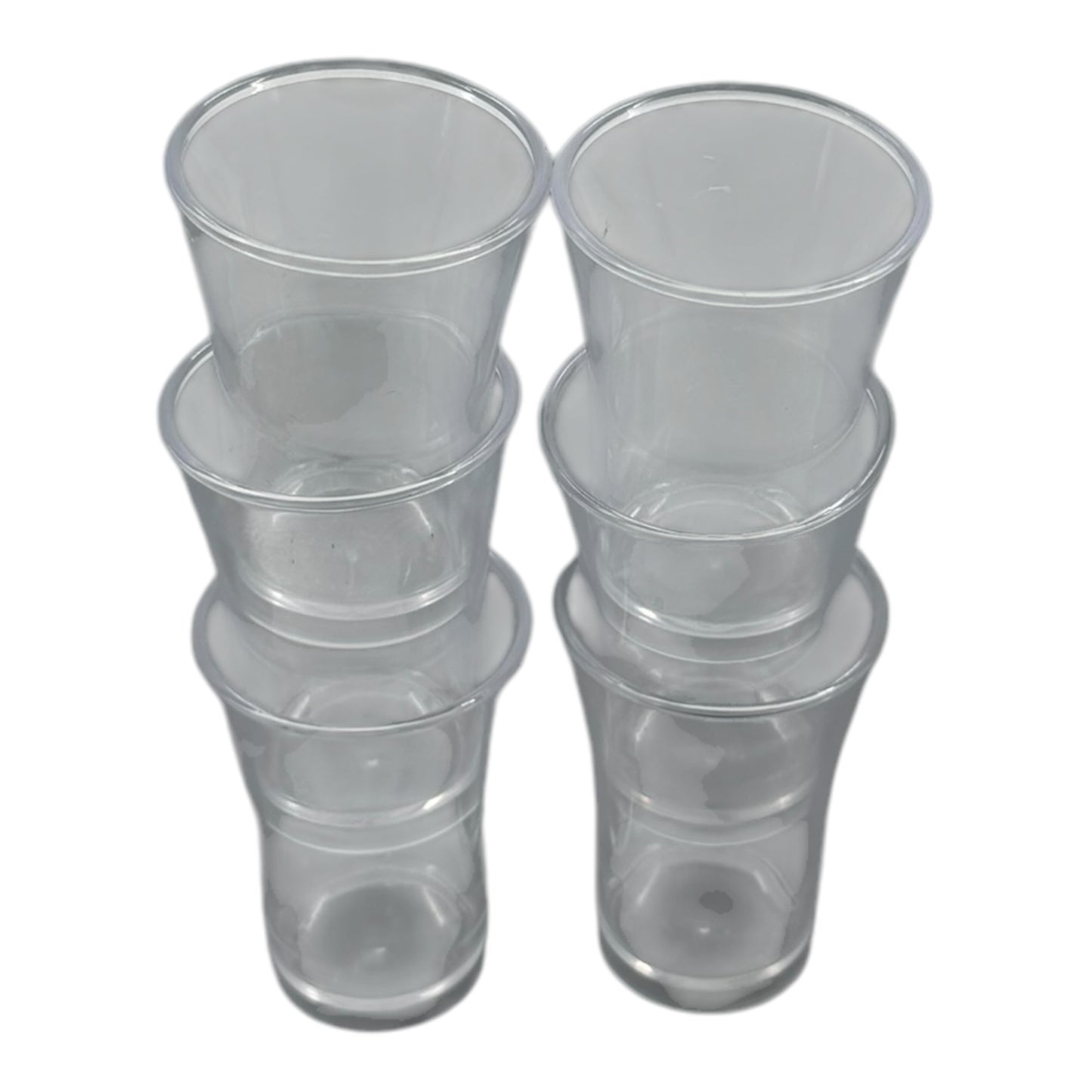6-Hole Black Shot Glass Holder, With 6 Clear Shot Glasses - Premium Kitchen from Chabrias Ltd - Just £9.99! Shop now at Chabrias Ltd