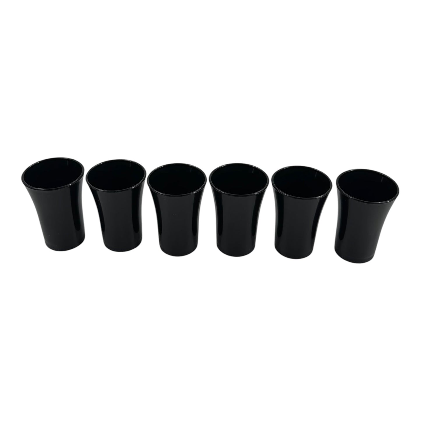 6-Hole Black Shot Glass Holder, With 6 Black Shot Glasses - Premium Kitchen from Chabrias Ltd - Just £9.99! Shop now at Chabrias Ltd