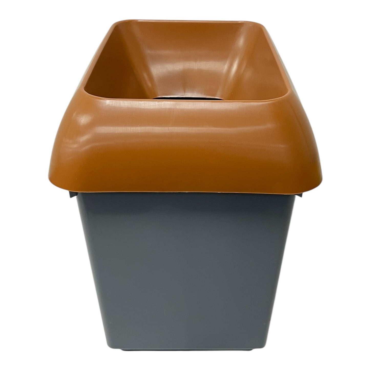30 Litre Recycling Bin With Brown Lid & Kitchen Waste Sticker Included - Premium Bins from Chabrias Ltd - Just £22.49! Shop now at Chabrias Ltd