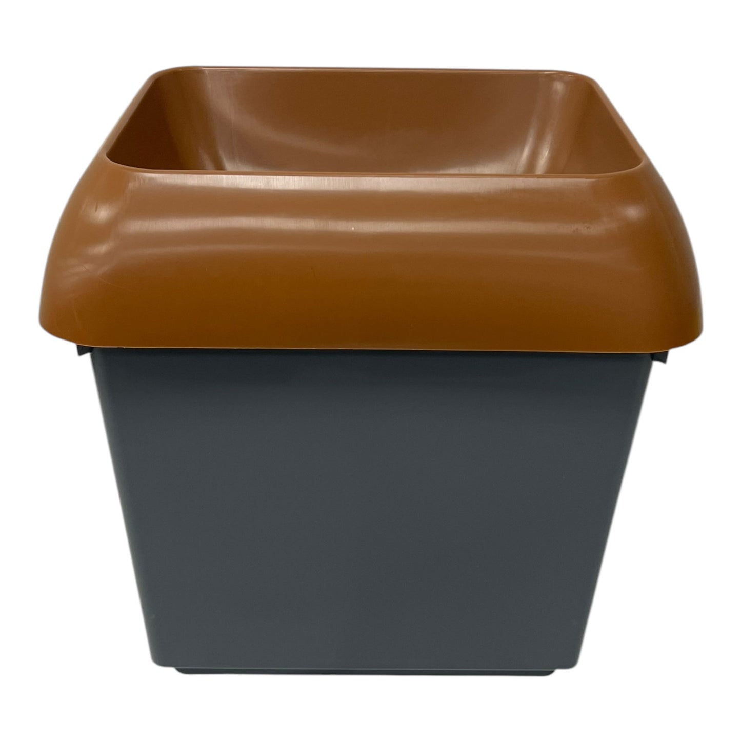 30 Litre Recycling Bin With Brown Lid & Kitchen Waste Sticker Included - Premium Bins from Chabrias Ltd - Just £22.49! Shop now at Chabrias Ltd