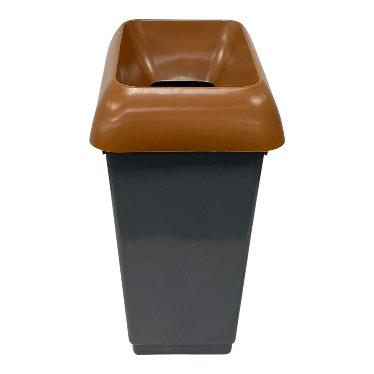 50 Litre Recycling Bin With Brown Lid & Kitchen Waste Sticker Included - Premium Bins from Chabrias Ltd - Just £26.99! Shop now at Chabrias Ltd