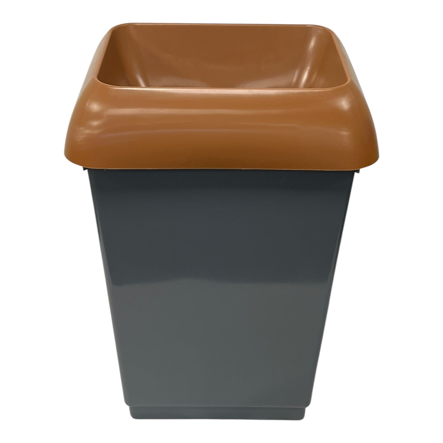 50 Litre Recycling Bin With Brown Lid & Kitchen Waste Sticker Included - Premium Bins from Chabrias Ltd - Just £26.99! Shop now at Chabrias Ltd