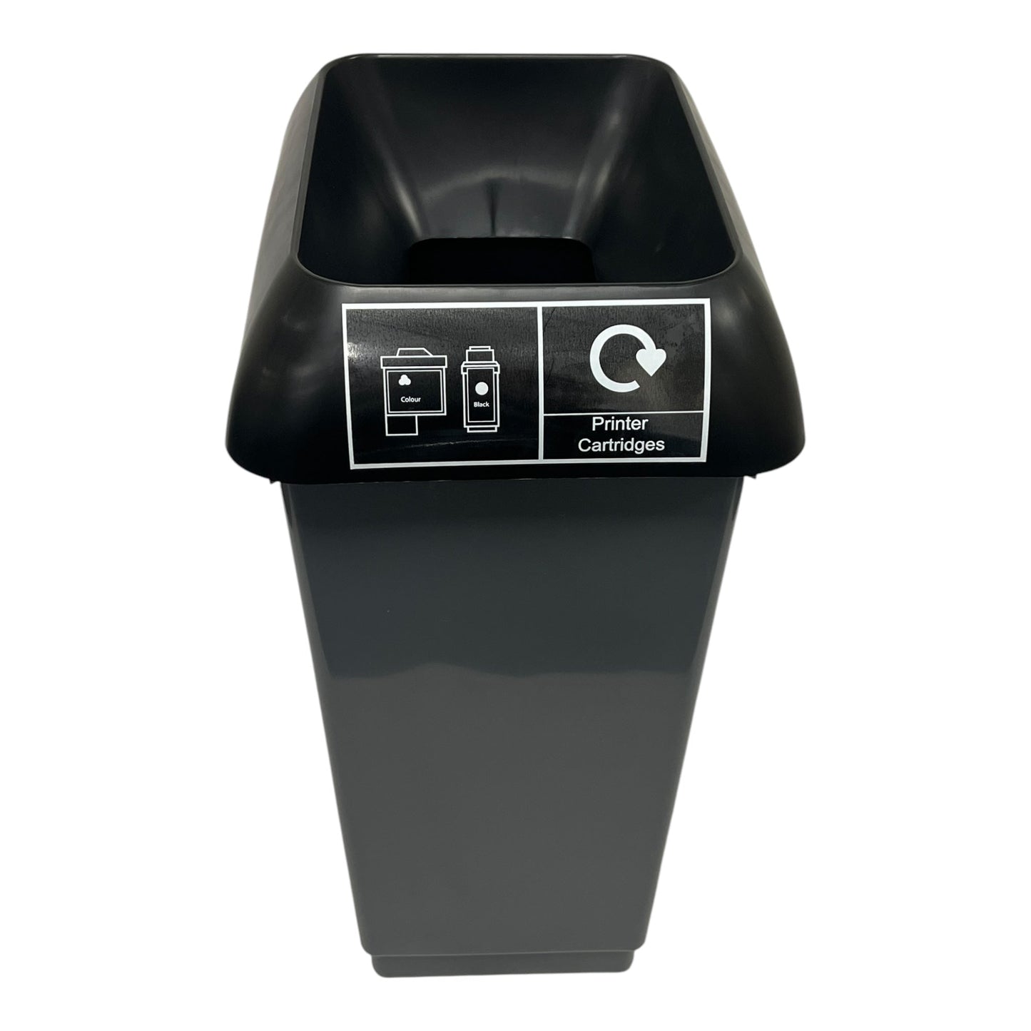 50 Litre Recycling Bin With Black Lid & Printer Cartridge Sticker Included - Premium Bins from Chabrias Ltd - Just £28.99! Shop now at Chabrias Ltd