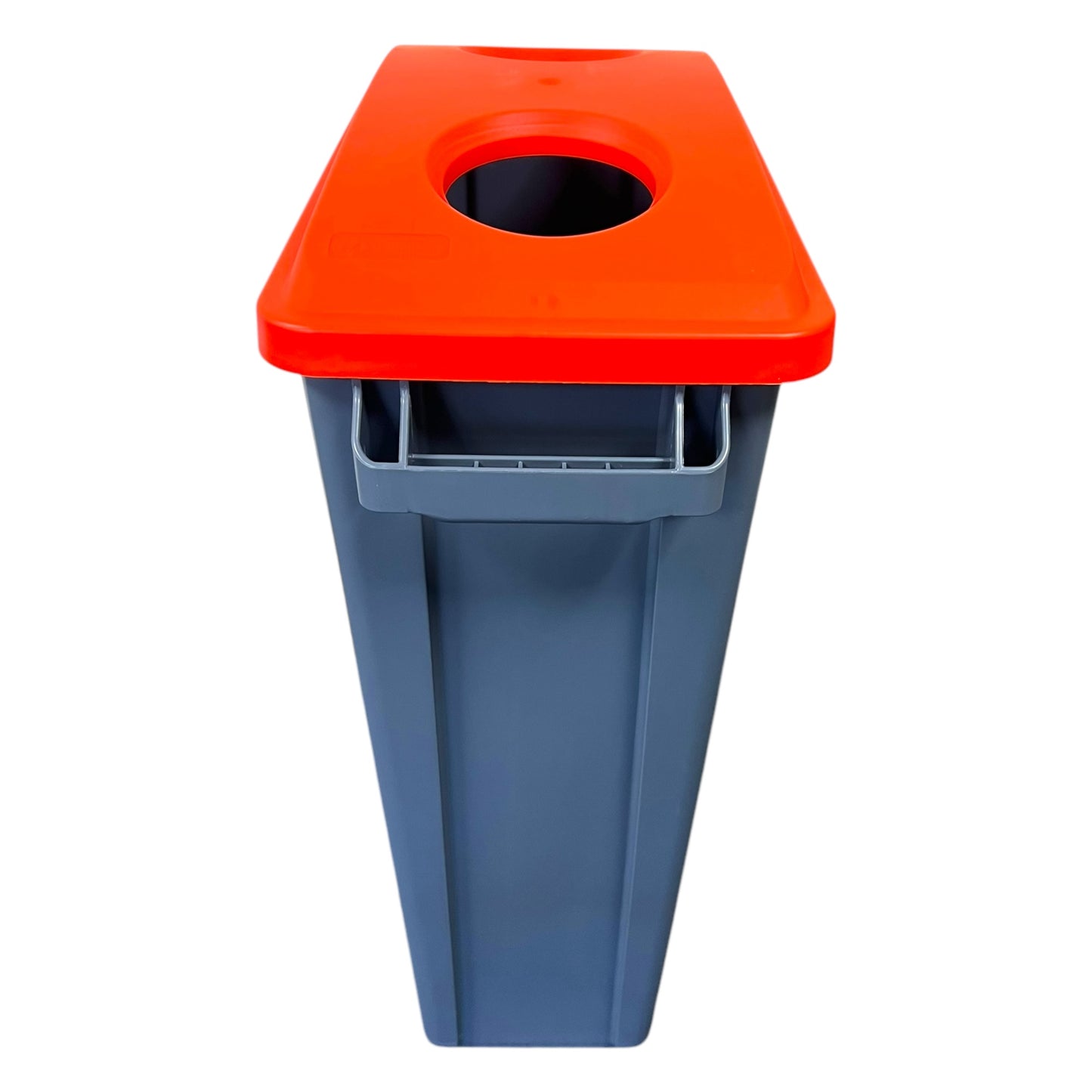 60 Litre Slim Bin, Grey Base & Red 2 Hole Lid - Premium Bins from Chabrias Ltd - Just £74.99! Shop now at Chabrias Ltd