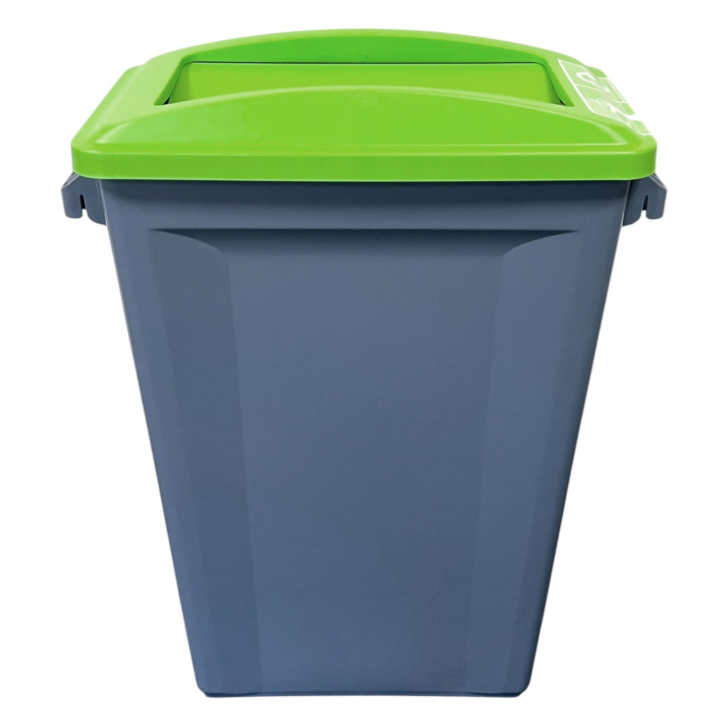 60 Litre Slim Bin, Grey Base & Lime Swing Lid - Premium Recycling Bin from Chabrias Ltd - Just £74.99! Shop now at Chabrias Ltd