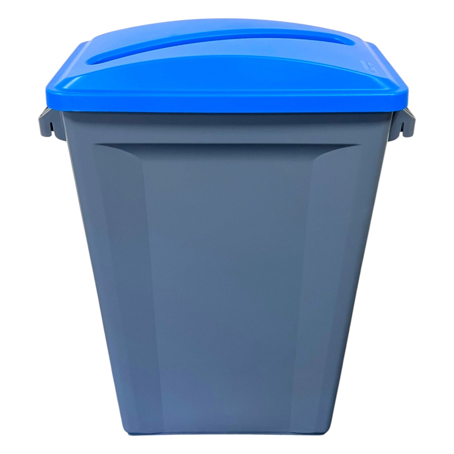 60 Litre Slim Bin Grey Base & Blue Paper Slot Lid - Premium Recycling Bin from Chabrias Ltd - Just £74.99! Shop now at Chabrias Ltd