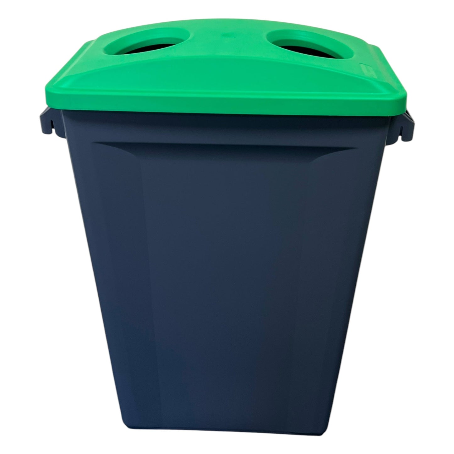 60 Litre Slim Bin Grey Base & 2 Hole Green Lid - Premium Recycling Bin from Chabrias Ltd - Just £74.99! Shop now at Chabrias Ltd