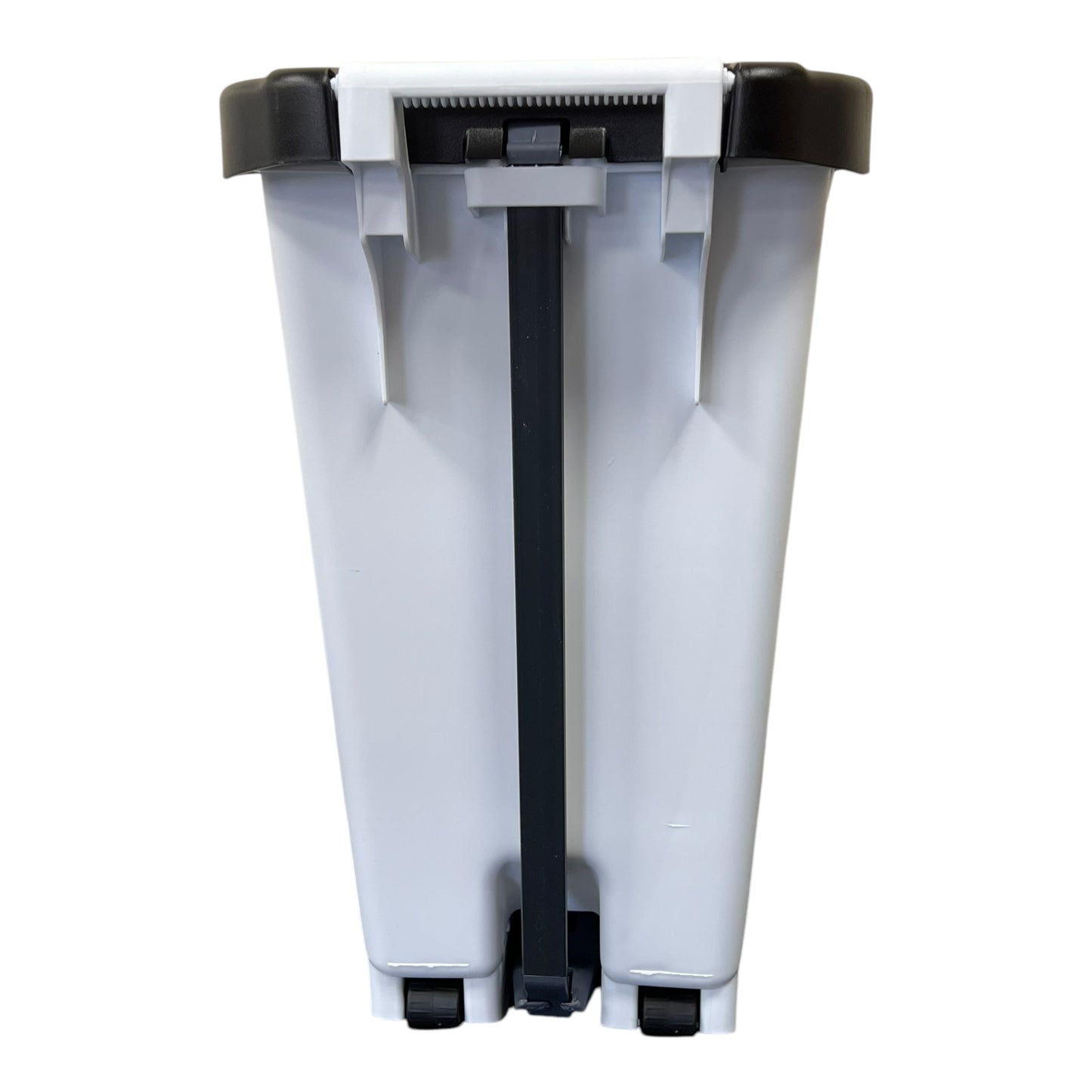 Plastic White Bodied Sack Holder With Black Lid, General Waste Sticker Included, 60L - Premium Recycling Bin from Chabrias Ltd - Just £64.99! Shop now at Chabrias Ltd