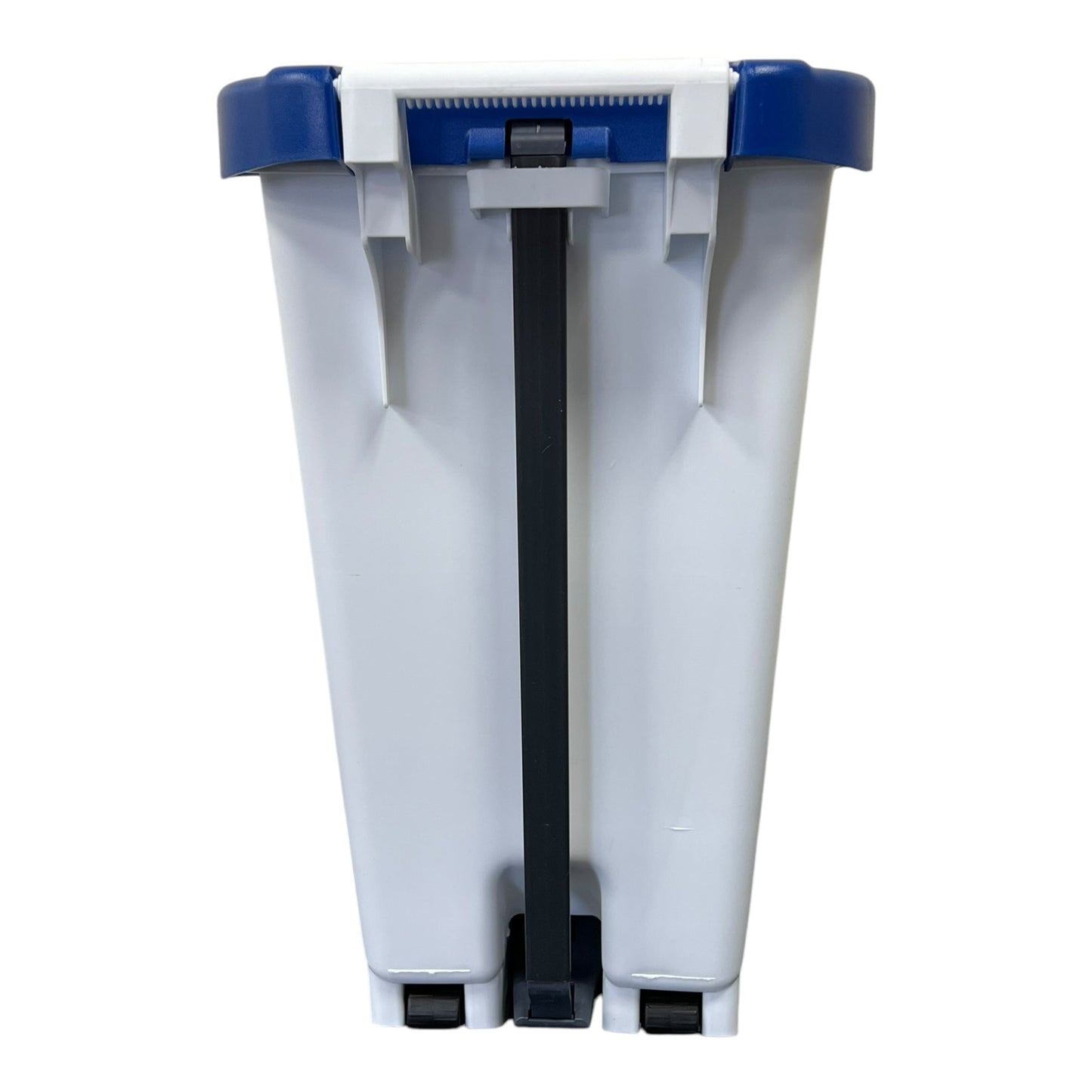 Plastic Sack Holder, White Body With Blue Lid, Paper & Card Sticker Included, 60L - Premium Recycling Bin from Chabrias Ltd - Just £64.99! Shop now at Chabrias Ltd