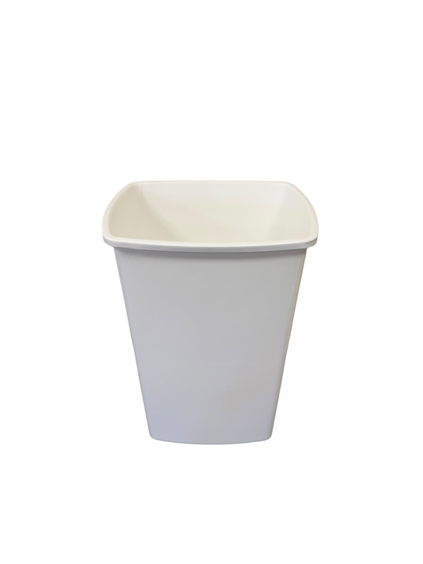 Plastic Swing Bin, White Body & Green Lid, With Food Waste Sticker - Premium BISS from Chabrias Ltd - Just £23.99! Shop now at Chabrias Ltd