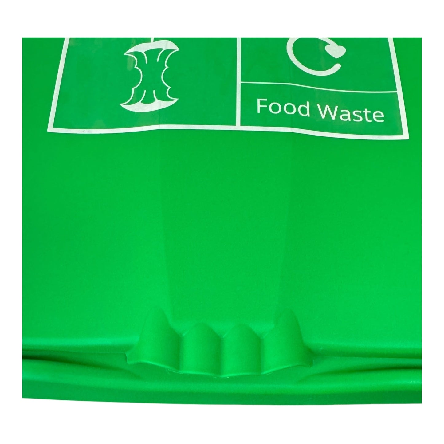 30 Litre Recycling Bin with Green Swing Lid & Food Waste Sticker Included - Premium Bins from Chabrias Ltd - Just £29.99! Shop now at Chabrias Ltd